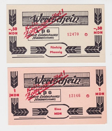 Banknoten ddr lpg - ddr,