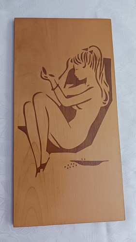 Echte intarsie als wandbild - als,