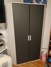 Eckschrank Cariba San Remo Eiche Nachbildung/Weiß ca. 95 x 198 x 95 cm