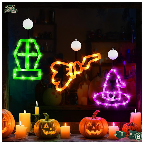 Halloween deko fenster - deko, 3