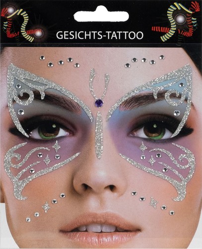 Gesichts glitzer tattoo - glitzer,