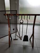 Kaminbesteck, Funkengitter, Kaminzubehör, Funkenfluggitter, Kamin, Kupfer, Edel