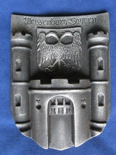 Wappen gusseisen weißenburg - gusseisen, /