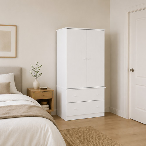 Kleiderschrank aus massivem