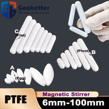Magnetrührstäbchen 5mm - 100mm Magnetrührfisch PTFE Magnetrührer Rührfische Lab