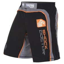 MMA Fight Shorts "COOP Shock Doctor" Black/Gray von PHANTOM 