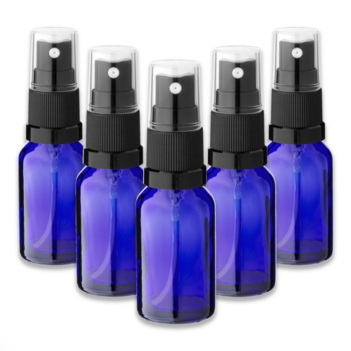 Blaue glasflasche ml - glasflasche, 15