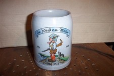 alter bierkrug 2 WK 1940 sütterlin beschriftung 342 soldat militärkrug weltkrieg