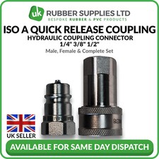 "Schnellspanner BSP ISO A Hydraulischer Kupplungsstecker 1/4"" 3/8"" 1/2"