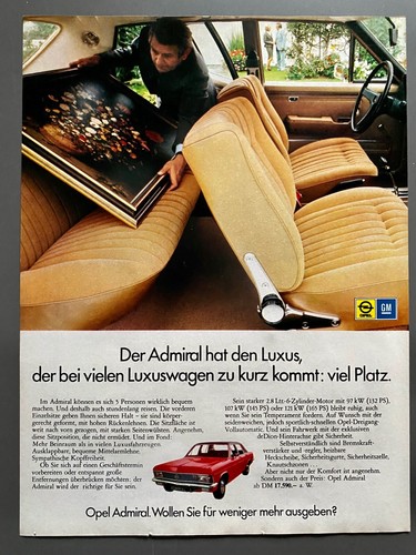 Opel admiral luxuswagen - opel,