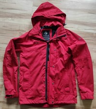 Damenjacke von First B /Gr. S in Rot mit abnehmbarer Kapuze und weiteren Extras