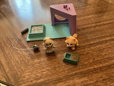 1992 Meine Kleine Tierwelt Kätzchen Mit Spielhaus My Littlest Pet Shop Kenner