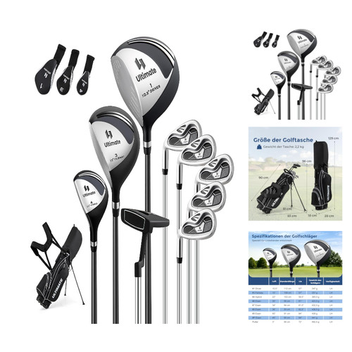 Golfset herren linkshänder - golfset, 9