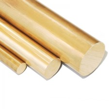 Messing Rund Ø 55 mm - Rundmessing Messingstange Rundstange Rundmaterial MS58