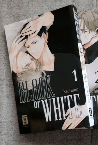 Black white boys love manga - black,