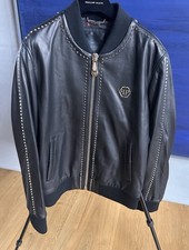 Philipp Plein, Lammleder Jacke, Neu, Gr L