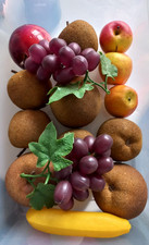 Obst Äpfel Trauben Banane Konvolut Deko Basteln