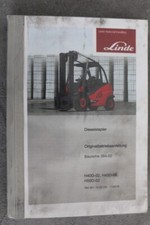 Linde Dieselstapler Betriebsanleitung u. Ersatzteilkatalog Baureihe 394-02