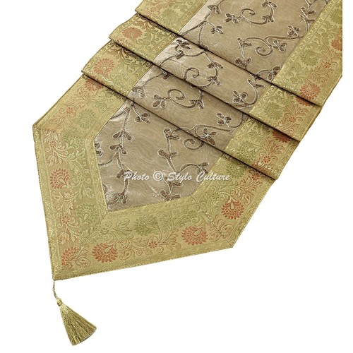 Bohemian jacquard tischläufer - jacquard,