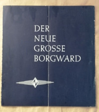 Broschüre Heft "Der neue grosse Borgward"