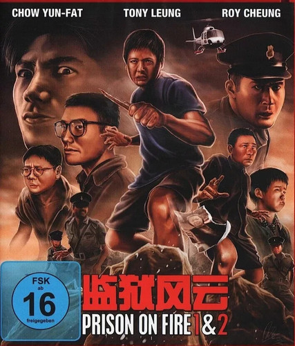 Chow yun fat prison on - prison, fire
