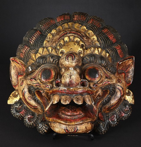 Vintage balinese wooden - a, mask