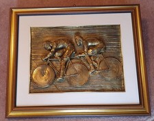 Reliefbild radsport szene - reliefbild, -radsport