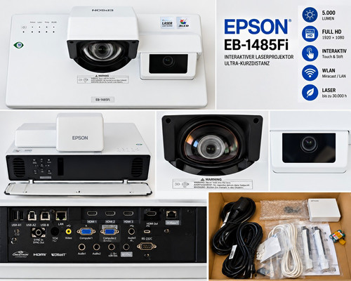 Neuwertig epson 1485fi - neuwertig, eb-1485fi