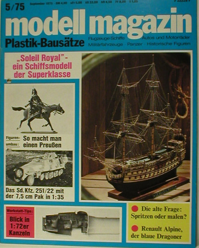 Modell magazin ausgabe 75 - modell, 5/75