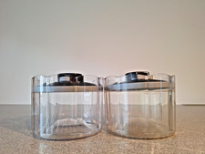 2 x Tupperware Cityliner Kristall 500 ml Vakuumdeckel Vorratsdose Aufbewahrung