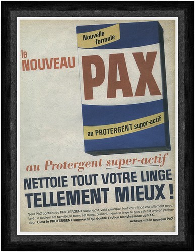 Pax werbeplakat - pax,