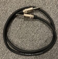 PRO CO Power Plus 12 - 2 SPEAKER Kabel 1,10m 3,3 ft 2 Klinke gerade MADE IN USA