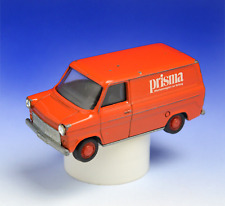 SCHUCO MODELL 1:66 Nr.311912 FORD TRANSIT KASTENWAGEN ROT WERBEMODELL" PRISMA"