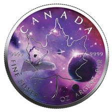 5 $ Dollar Glowing Galaxy