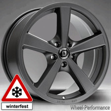 16 Zoll DW3 Alufelgen 7x16 5x110 ET38 grau matt für Opel