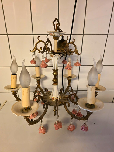 Kronleuchter flammig mit - 5-flammig,