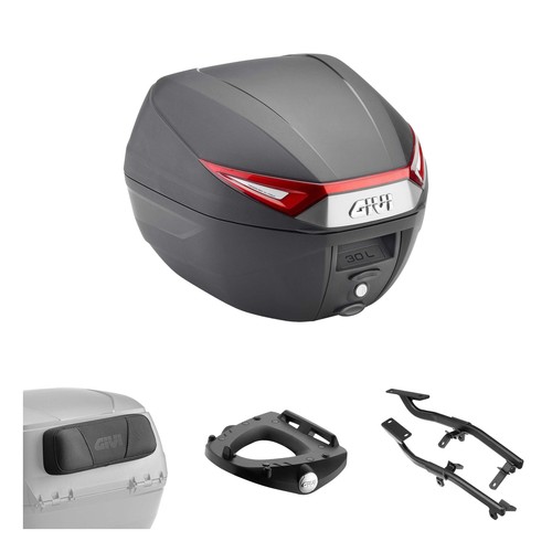 Givi c30 kofferbox set schwarz - givi, kofferbox-set