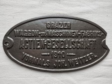 Original Waggonschild