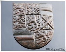 Reliefplatte Wappen Gusseisen