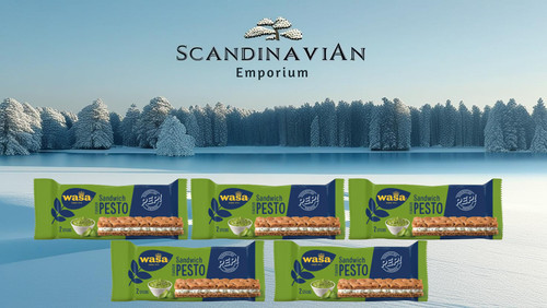 Wasa sandwich pesto - sandwich, (5-pack)