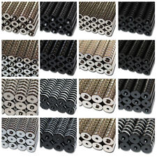 NEODYM MAGNET SCHEIBEN ZUM VERSCHRAUBEN SENK BOHRUNG SENKUNG LOCH RING SCHRAUBEN