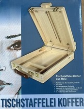 Tischstaffelei Koffer aus Holz