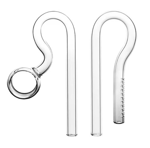 Inflow outflow pipe - outflow, glas