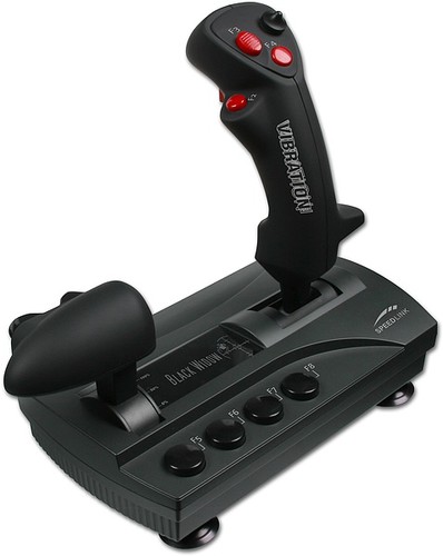 Black widow flight stick joy - black,