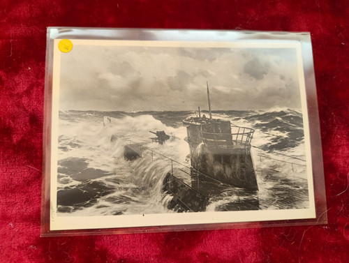 Claus bergen marinemaler - ak,