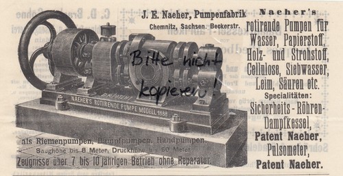 Chemnitz werbung 1898 e - werbung, j.