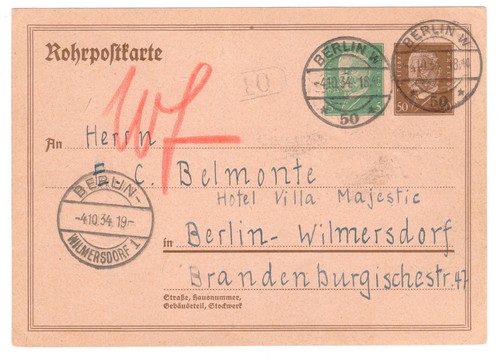 Rohrpostkarte am - rohrpostkarte,