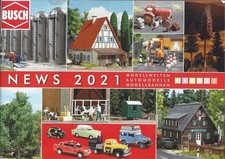 Katalog Busch Neues 2021 Modellbahnzubehör in HO N Z