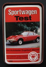 Quartett Sportwagen Test ASS Nr 3262 1972 Auto Quartettspiel Kartenspiel Opel GT