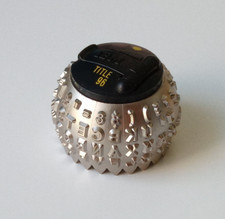 1x IBM 29500 Typen KUGELKOPF Title 96 Schrift DEUTSCH GERMAN